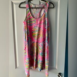 Lilly Pulitzer Monterey Dress in Pink Pout Shellabrate